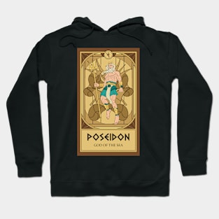 Poseidon Tarot Card Hoodie